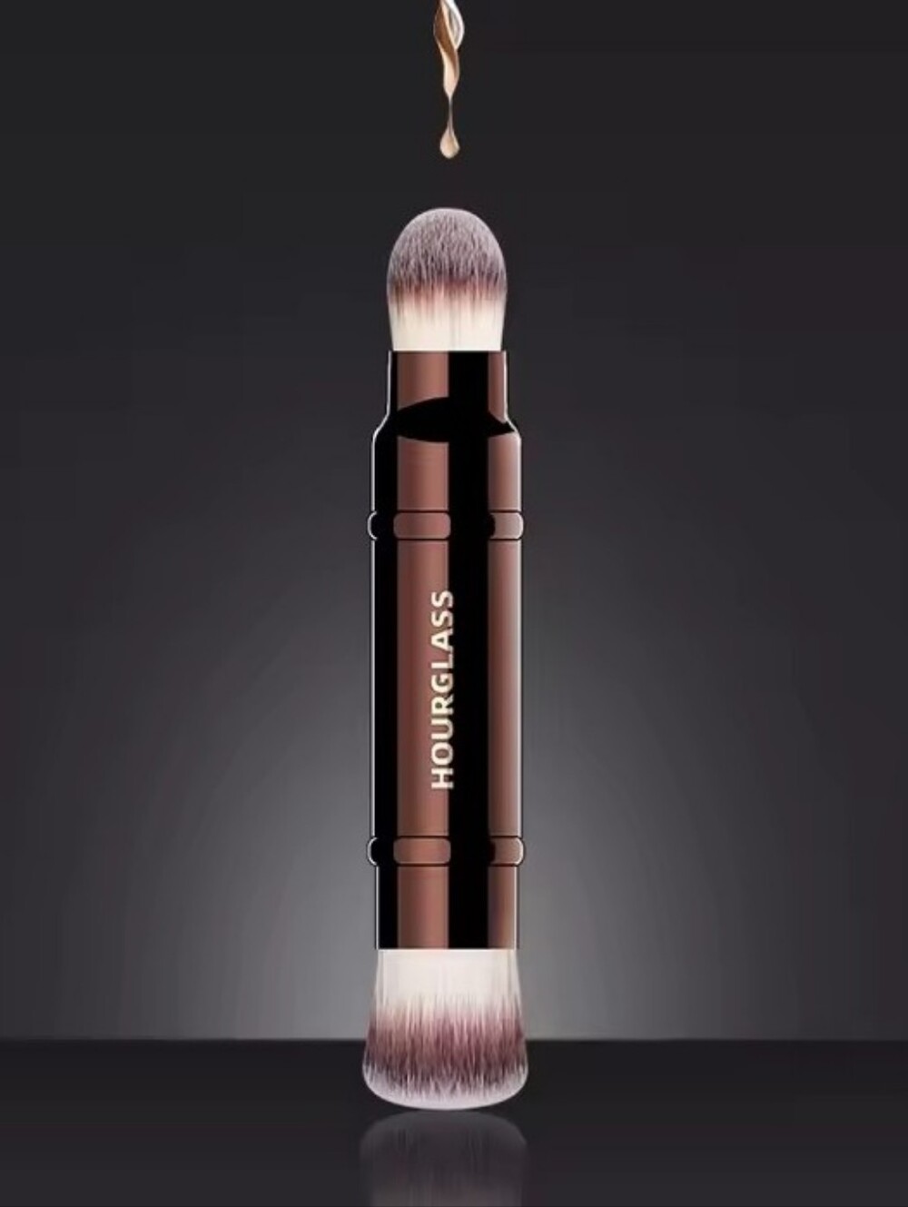 Hourglass Makeup Brush- No.15 Retractable Powder Double-Ended Complexion Brush - Picture 2 of 5